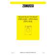 ZANUSSI ZWG6161 Owner's Manual