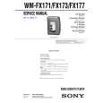 SONY WMFX171 Service Manual