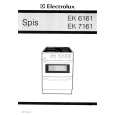 ELECTROLUX EK6161 Owner's Manual