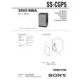 SONY SSCGP5 Service Manual