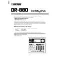 BOSS DR-880 Owner's Manual