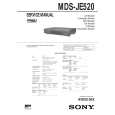 SONY MDSJE520 Service Manual