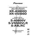 PIONEER XR-VS500D Owner's Manual