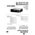 SONY TAF444ES Service Manual