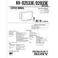 SONY KVD2533E Service Manual
