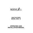 MOFFAT MSO16B Owner's Manual