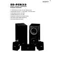 SONY SSFCR33 Owner's Manual