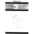 ELECTROLUX EW1014T Owner's Manual