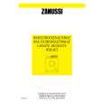 ZANUSSI WDS1072 Owner's Manual