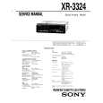 SONY XR-3324 Service Manual
